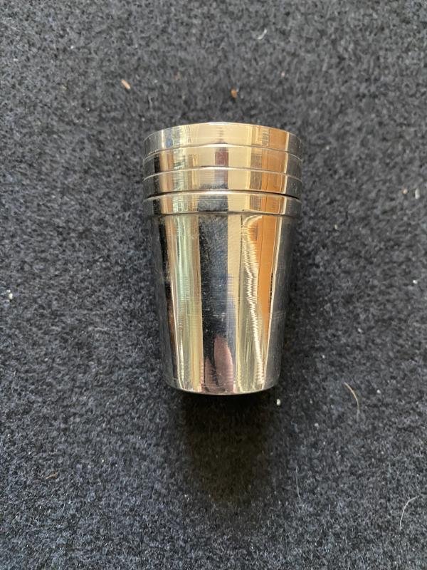 SHELL PROJECTILE WITH 4 X SHOT CUPS — image 3