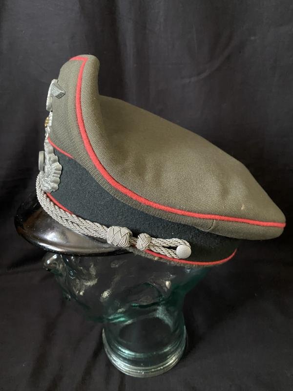 WW2 GERMAN PANZER OFFICER'S VISOR CAP — image 3
