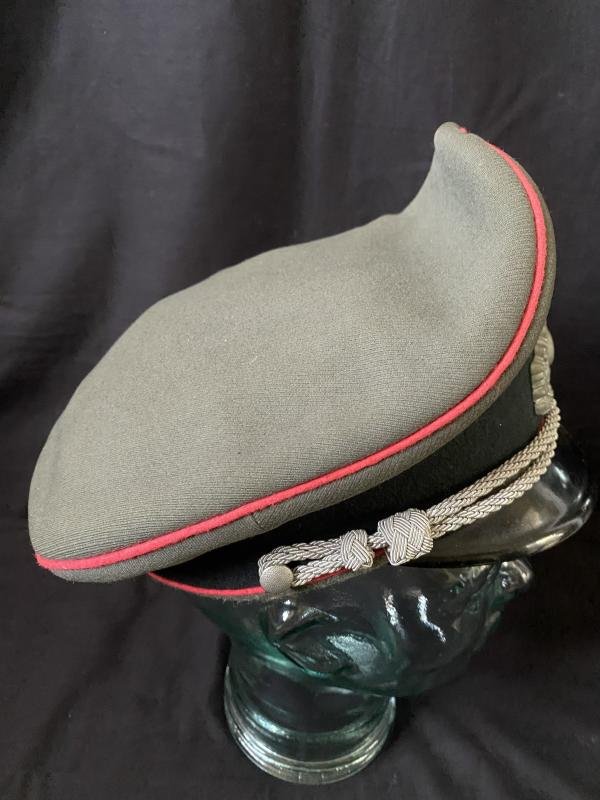 WW2 GERMAN PANZER OFFICER'S VISOR CAP — image 4