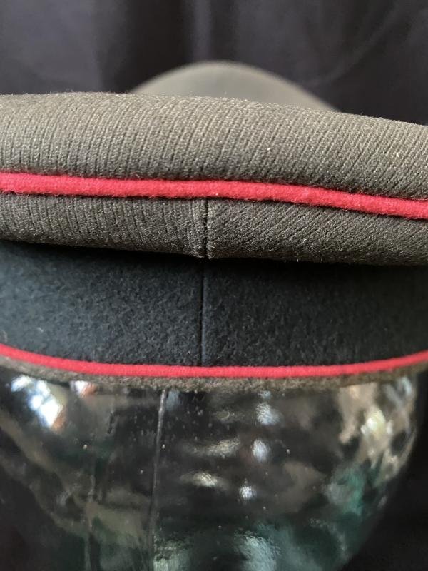 WW2 GERMAN PANZER OFFICER'S VISOR CAP — image 6