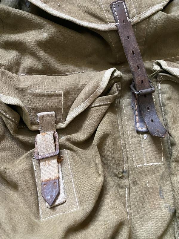 WW2 GERMAN TROPICAL AFRIKA KORPS RUCKSACK — image 2