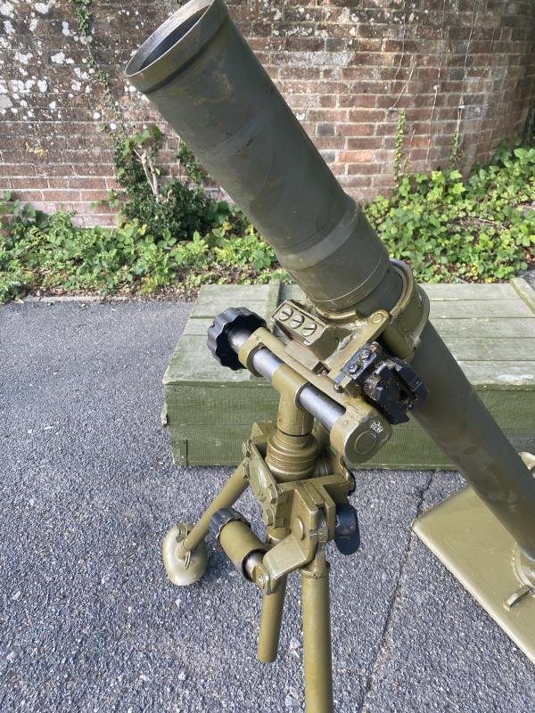 DEACTIVATED WW2 GERMAN 8CM GRW.34 GRANATWERFER MORTAR (UK DEACTIVATION) — image 2