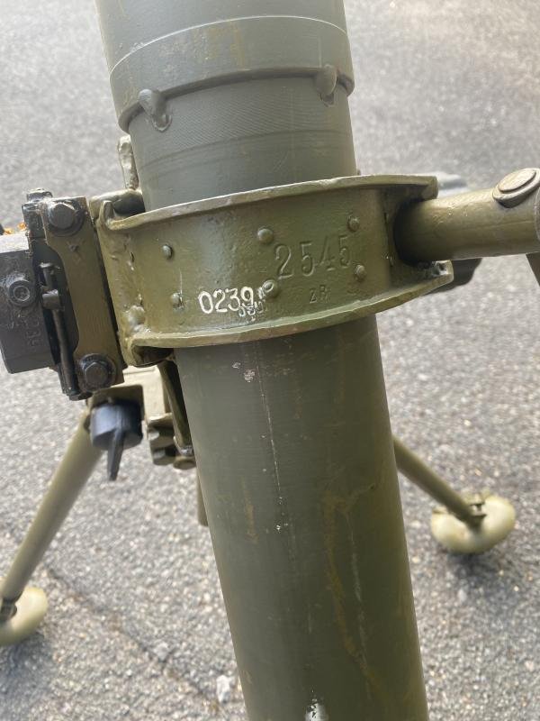 DEACTIVATED WW2 GERMAN 8CM GRW.34 GRANATWERFER MORTAR (UK DEACTIVATION) — image 3