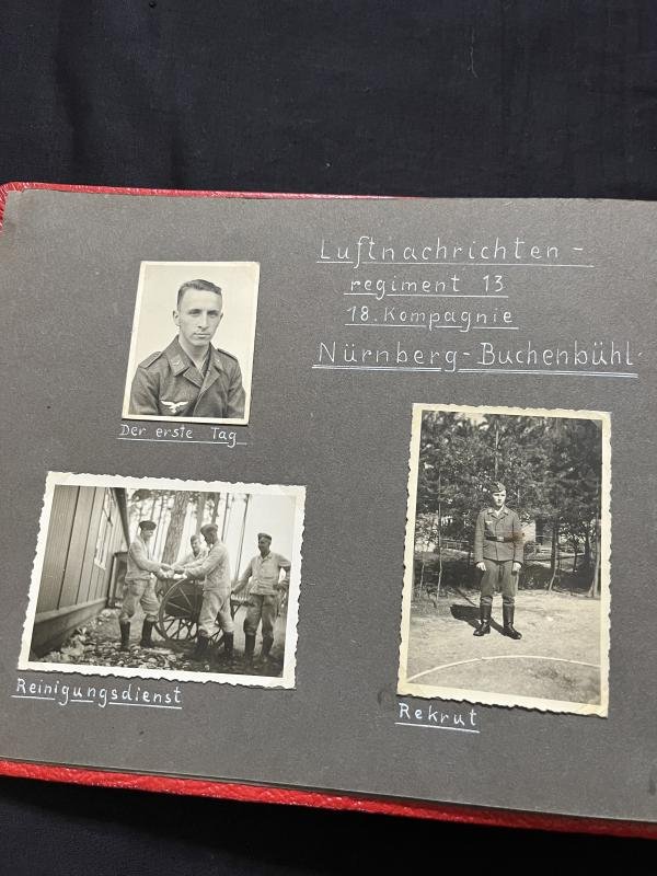 WW2 GERMAN LUFTWAFFE 1941-1945 PHOTO ALBUM BELONGING TO FLIEGER FRITZ BAUER — image 3