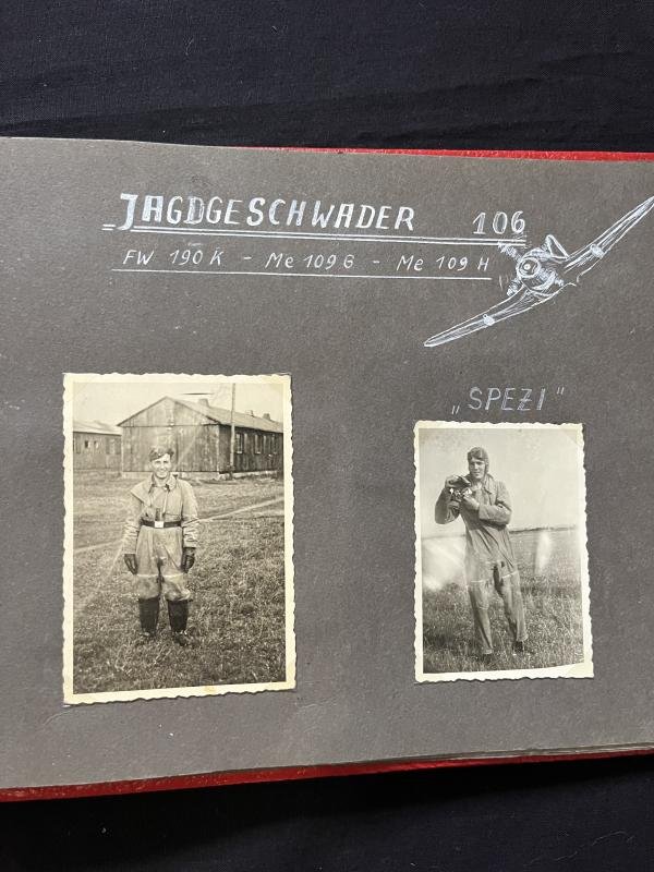 WW2 GERMAN LUFTWAFFE 1941-1945 PHOTO ALBUM BELONGING TO FLIEGER FRITZ BAUER — image 8