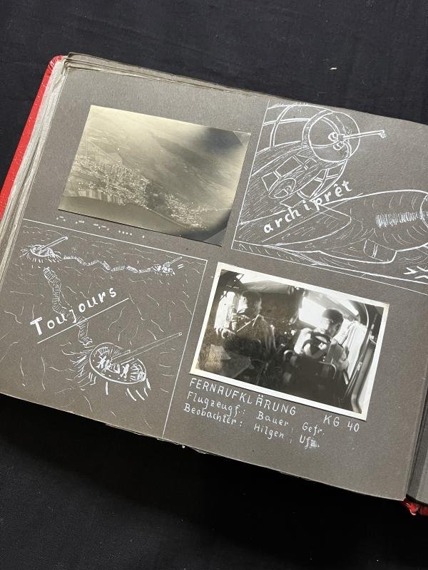 WW2 GERMAN LUFTWAFFE 1941-1945 PHOTO ALBUM BELONGING TO FLIEGER FRITZ BAUER — image 9