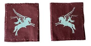British Airborne 'Pegasus' Division Formation Patches - Unissued Condition