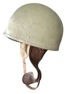 British Dispatch Riders i.e. Motorcyclist Helmet Size7 Dated 1942 -Unissued Condition