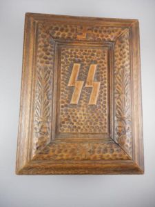 SS WEDDING PRESENTATION BOX,with a copy of ADOLF HITLER'S MEIN KAMPF.