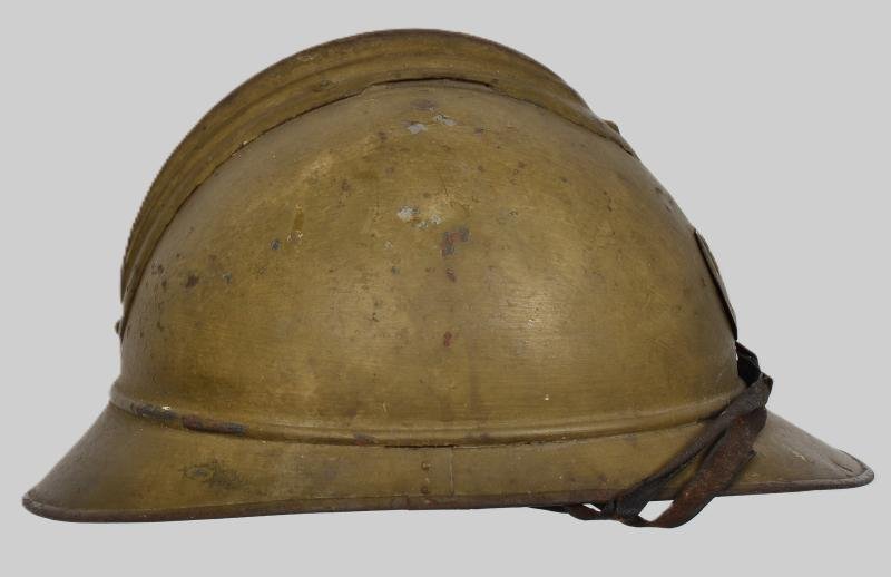 WW1 French M15 Zouve/Armee de Africa M15 Adrian Helmet — image 6