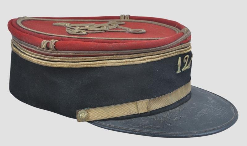 WW1 French 121st Infantry Regiment Officers Kepi — image 3