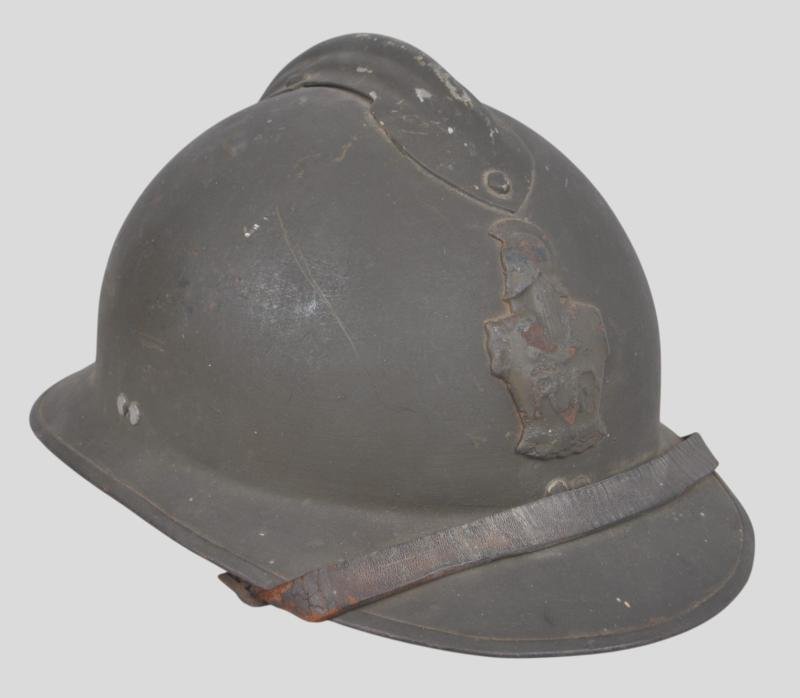 WW2 French 'Battle For France 1940' Engineers Adrian Helmet — image 3