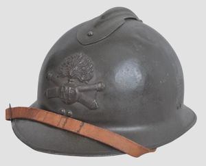 WW2 French 'Battle For France' Artillery M26 Adrian Helmet