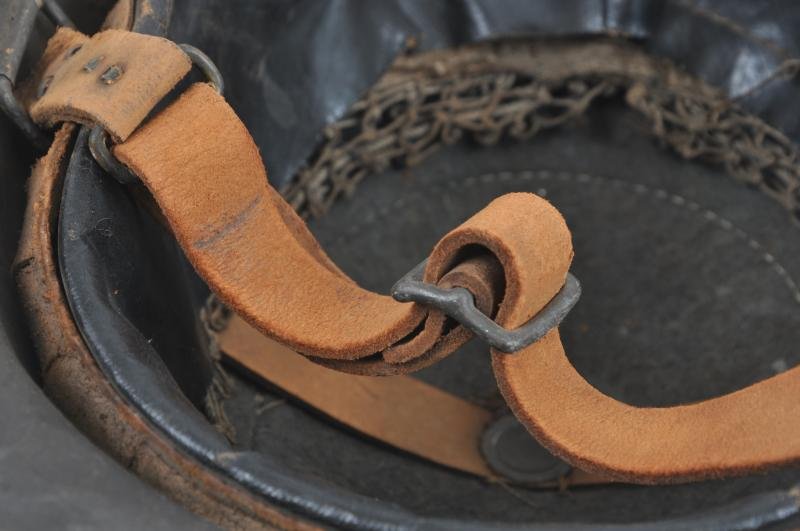 WW1 US M17 Helmet Refurbished In Europe & With Thick Textured Camouflage Finish — image 8