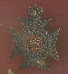 The Royal Rhodesia Regiment cap badge