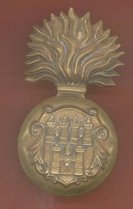 Irish. Royal Dublin Fusiliers Victorian OR's glengarry badge