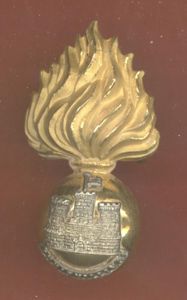 Irish Royal Inniskilling Fusiliers Officers cap badge
