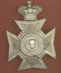 South African Duke of Edinburgh's Own Volunteer Rifles Victorian helmet plate
