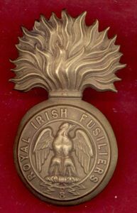 Irish. Royal Irish Fusiliers Victorian OR's glengarry badge