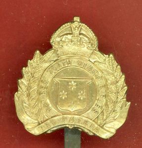 WW1 10th North Otago Rifles Regt New Zealand  OR's cap badge