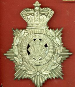 Scottish 2nd Midlothian & Pebbles R.V. Victorian Helmet Plate