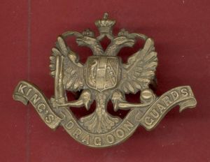1st King's Dragoon Guards Victorian OR's cap badge