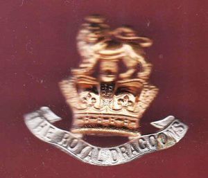 1st Royal Dragoons Victorian OR's cap badge