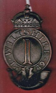 1st (Salisbury) Wiltshire Rifle Volunteers Victorian pouch belt plate.