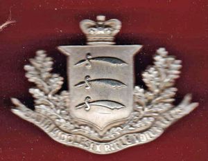 South Middlesex Rifle Volunteers Victorian badge