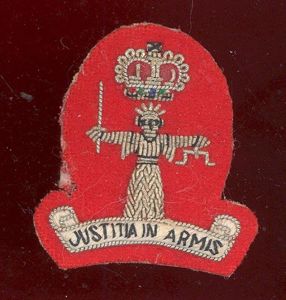 Judge Advocate General's Officer's bullion beret badge