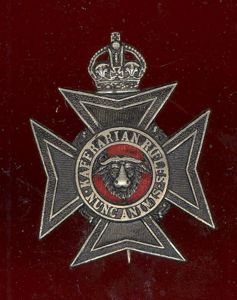 South African; Kaffrarian Rifles Officer's cap badge