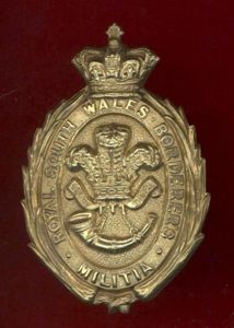 Welsh Royal South Wales Borderer's Militia Victorian glengarry badge