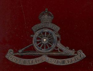 South African Artillery cap badge