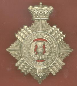 South African Duke of Edinburghs Own Volunteer Rifles Edwardian helmet plate