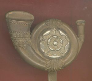 King's Own Yorkshire Light Infantry Victorian / Edwardian OR's 'Smasher hat' badge.