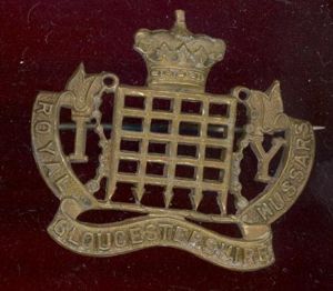 Royal Gloucestershire Hussars Imperial Yeomanry OR's cap badge