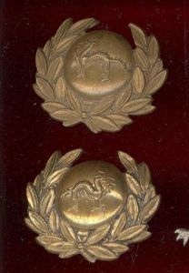 3rd & 4th Militia Bns The Border Regt. Victorian OR's collar badges
