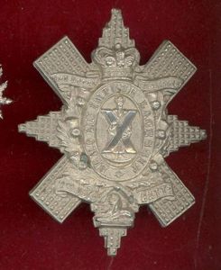 Scottish 2nd VB Black Watch Royal Hldrs Victorian OR's glengarry badge
