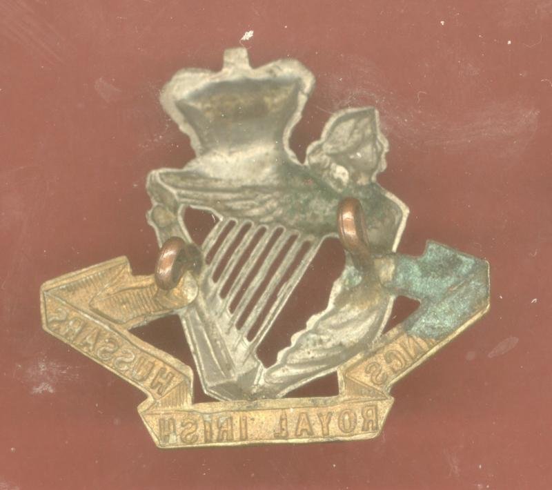 8th King's Royal Irish Hussars Victorian OR's cap badge