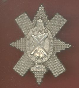 42nd Regiment of Foot (Royal Highland The Black Watch) Victorian glengarry badge
