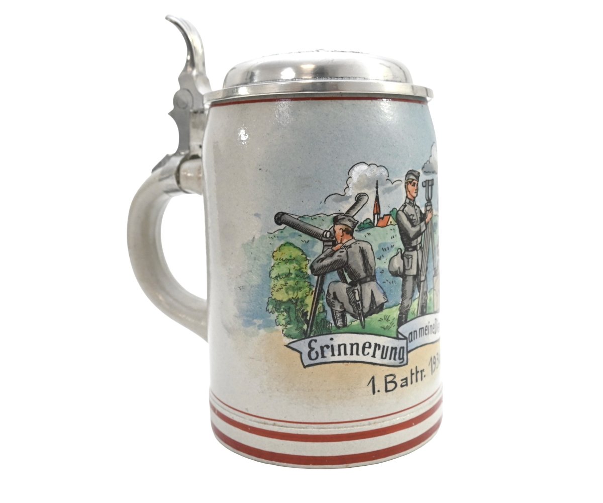 Rare Beobachtungs-Abteilung 7 Beer Stein — image 2