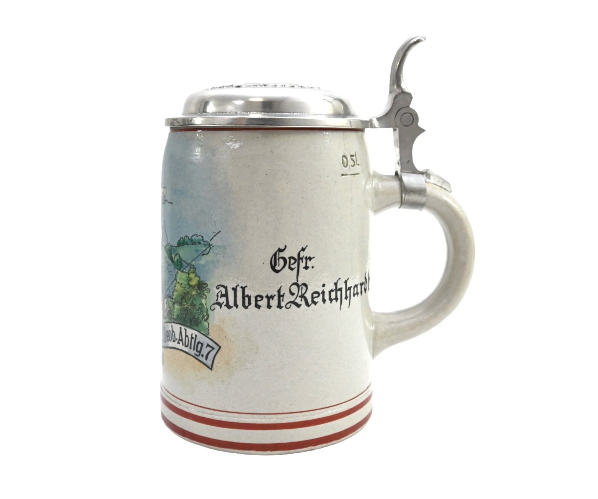 Rare Beobachtungs-Abteilung 7 Beer Stein — image 4