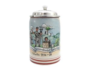 Rare Beobachtungs-Abteilung 7 Beer Stein