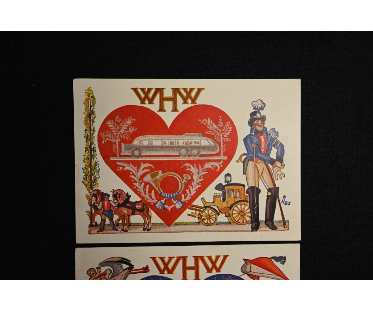 3x Winterhilfswerke des Deutschen Volkes 1936/37 Postcards — image 2