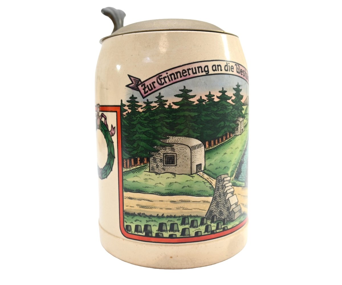 Rare RAD 'Westwallzeit' Beer Stein — image 2