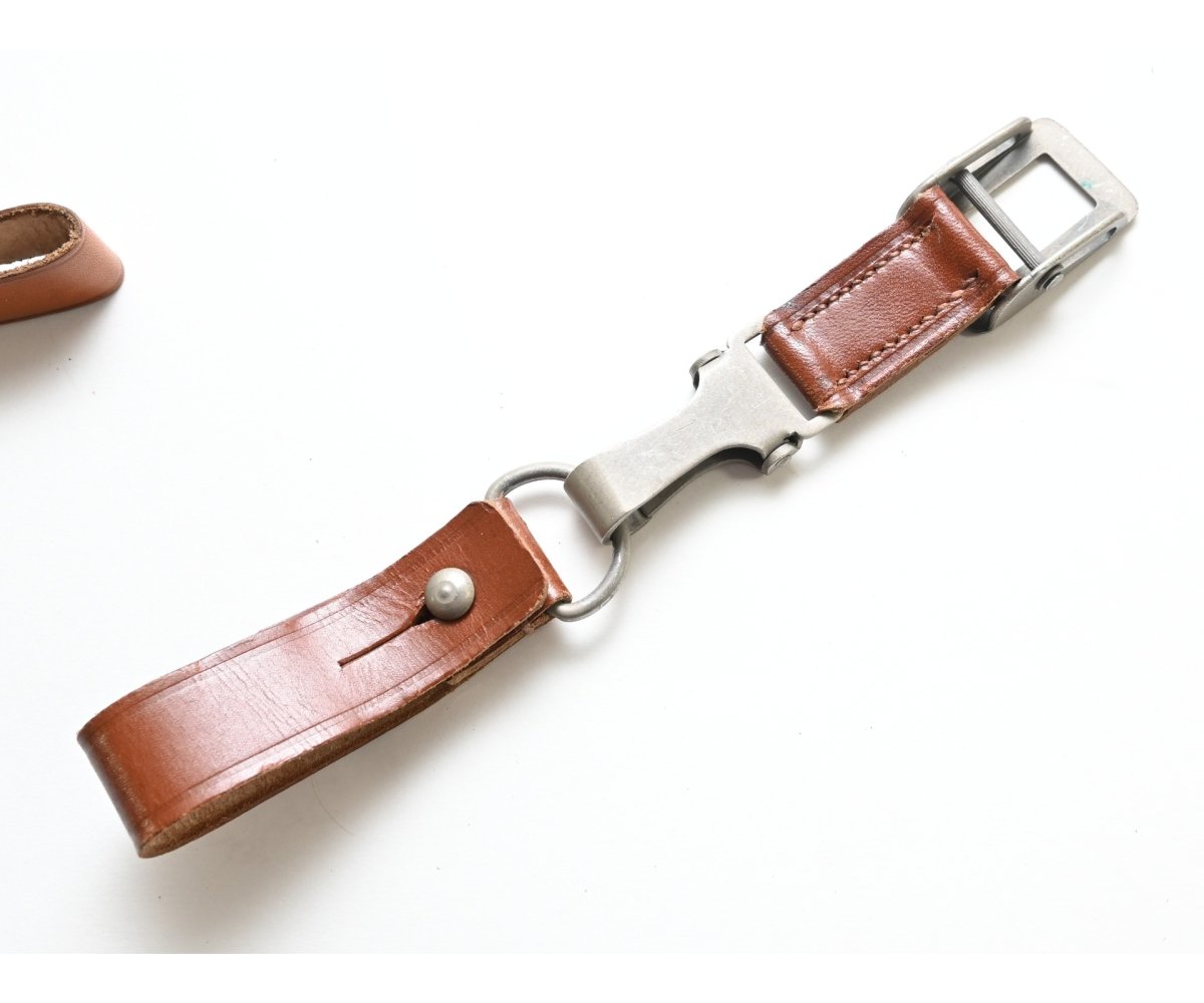 Mint! Brown Leather Officer's Cross Strap
