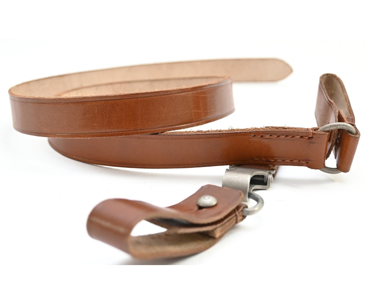 Mint! Brown Leather Officer's Cross Strap