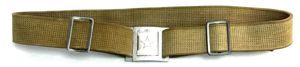 North Vietnamese Army Viet Cong Web Belt with ALUMINUM Interlocking Star Buckle