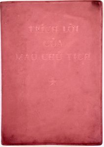 North Vietnamese Army Political Cadre's Vietnamese Language Mao's Little Red Book 1967