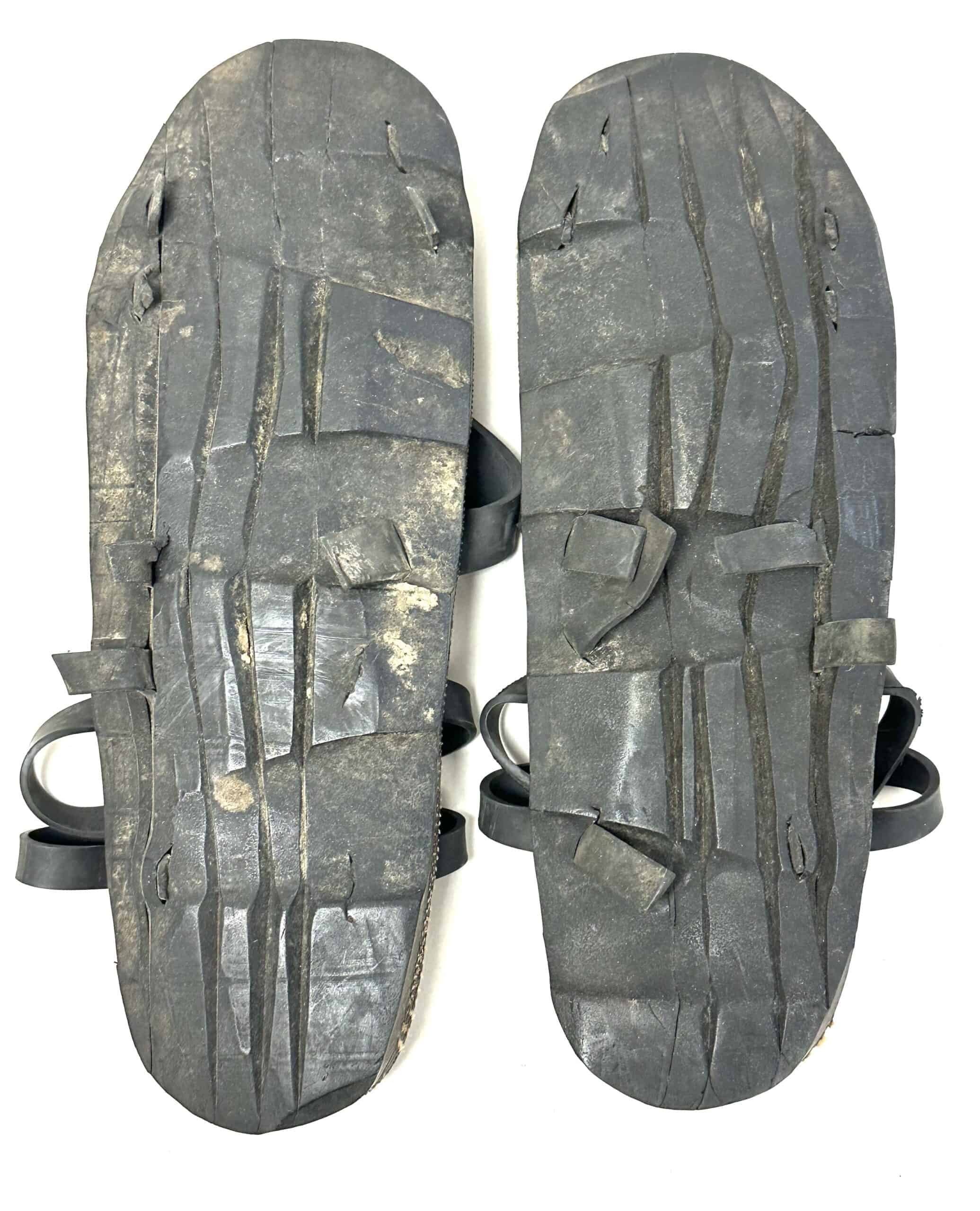 Viet Cong North Vietnamese Army Ho Chi Minh Sandals Worn Out Front & Rear